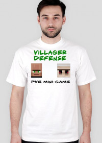 Biała koszulka - Villager Defense - PVE Mini-game