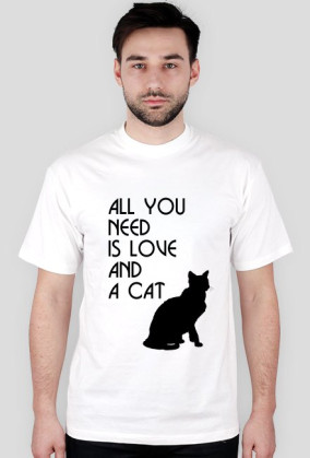 Koszulka all you need cat
