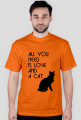Koszulka all you need cat
