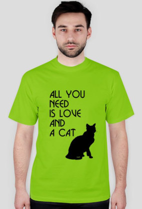 Koszulka all you need cat