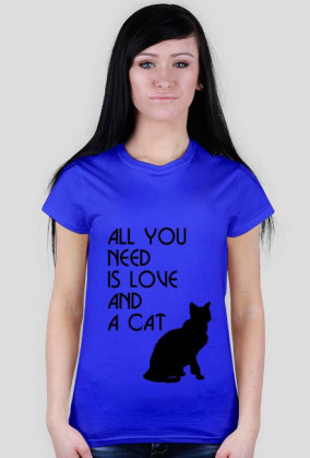 Koszulka damska all you need cat