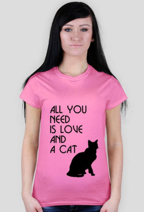 Koszulka damska all you need cat