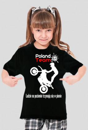 Dziecięca koszulka dziewczęca Crazy Riders