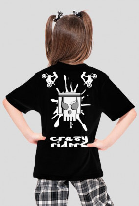 Dziecięca koszulka dziewczęca Crazy Riders