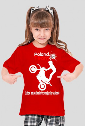 Dziecięca koszulka dziewczęca Crazy Riders