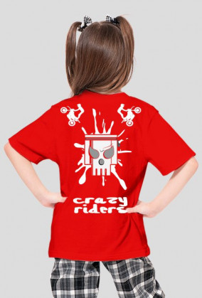 Dziecięca koszulka dziewczęca Crazy Riders