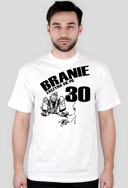 Branie zaczyna się po 30 - Koszulka na prezent