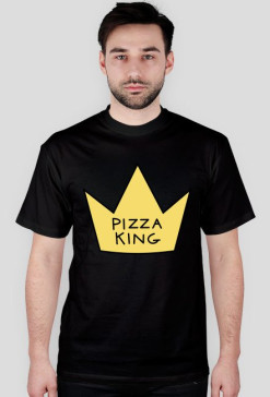 PIZZA KING/ TSHIRT(BLACK)