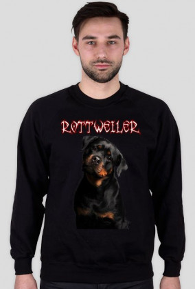 bluza rottweiler czarna