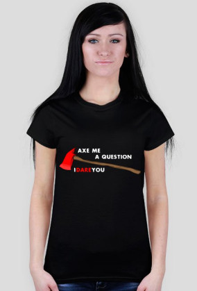 AXE ME A QUESTION | DAMSKA, CZARNA