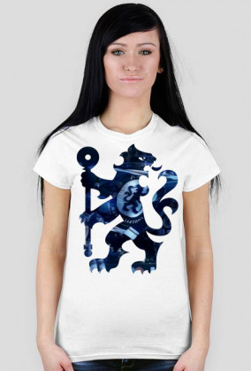 T-Shirt damski - CHELSEA LION