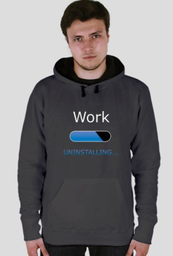 Bluza męska work uninstalling