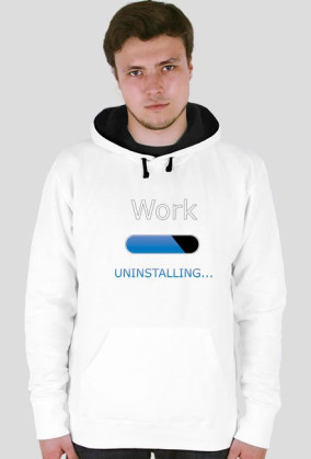 Bluza męska work uninstalling