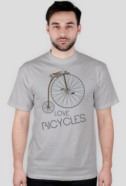 Koszulka męska love bicycles