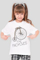 Koszulka dziewczęca love bicycles