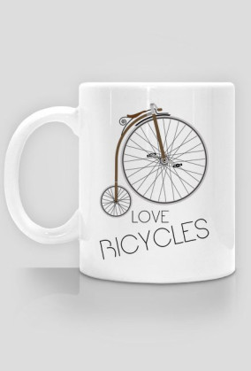 Kubek love bicycles