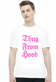 Thug From Hood white T-shirt