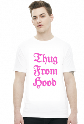 Thug From Hood white T-shirt