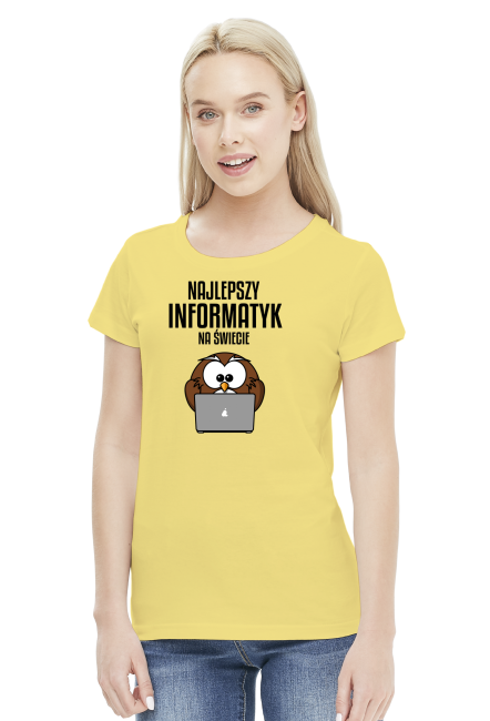 Najlepszy informatyk na świecie - koszulka dla informatyka