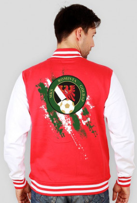 Rominta Gołdap pasy biało zielone bluza BASE