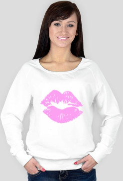 bluza z ustami