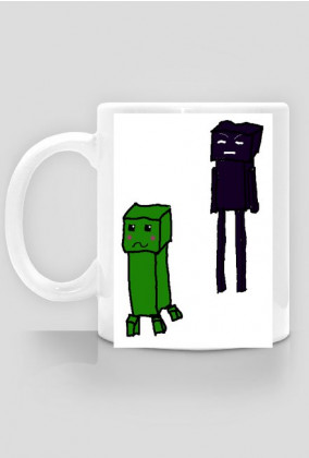 Kubek + Creeper + enderman + Minecraft <3