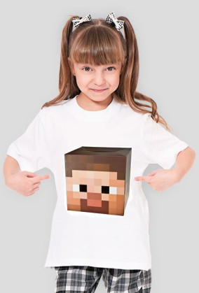 Minecraft Głowa koszulka