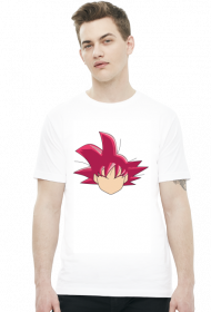 Dragon Ball Goku SSJ GOD - t-shirt męski