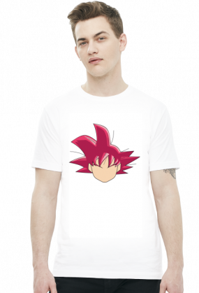 Dragon Ball Goku SSJ GOD - t-shirt męski