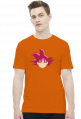 Dragon Ball Goku SSJ GOD - t-shirt męski