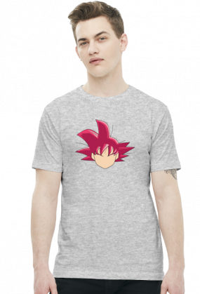Dragon Ball Goku SSJ GOD - t-shirt męski