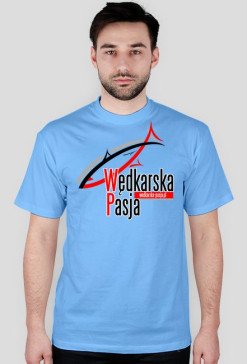 Koszulka męska - niebieska