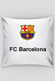 Poduszka z napisem  i herbem FC Barcelona