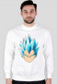 Dragon Ball Vegeta Super Sayian Blue - bluza męska bez kaptura