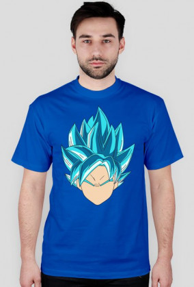 Dragon Ball Goku Super Sayian Blue - t-shirt męski