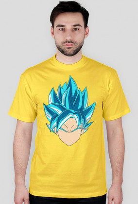 Dragon Ball Goku Super Sayian Blue - t-shirt męski