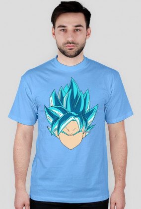 Dragon Ball Goku Super Sayian Blue - t-shirt męski