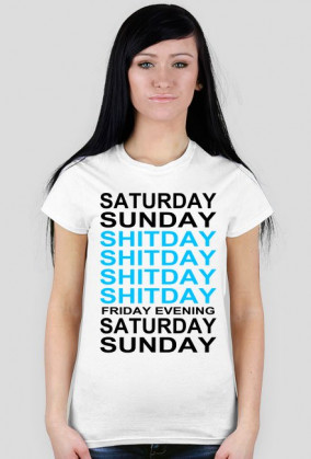 ShitDay-White/Blue [W]