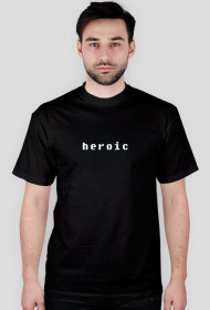 heroic logo - heroic. play with skill, dress with style