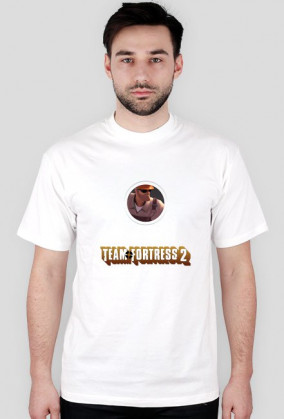 Koszulka Meska Biala Technik TF2