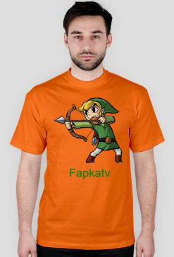 Koszulka Fapka archer męska  Pomarańcz