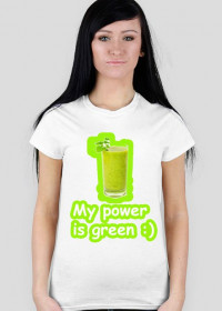 My power is green