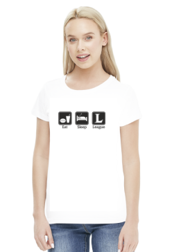 GeekWear - League of Legends eat sleep league - koszulka damska