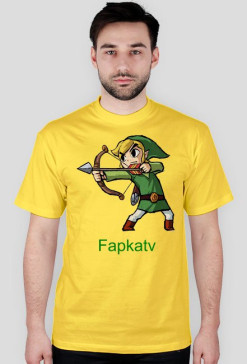 Koszulka Fapka archer męska Żółta