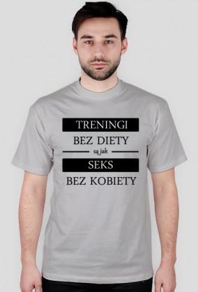 Koszulka(S) TRENINGI BEZ