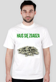 Koszulka Biała - Haj$ się zgadza