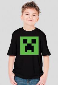 Koszulka dziecięca-męska minecraft creeper