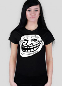 Koszulka damska Troll face