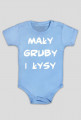 mały, gruby i łysy