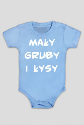 mały, gruby i łysy